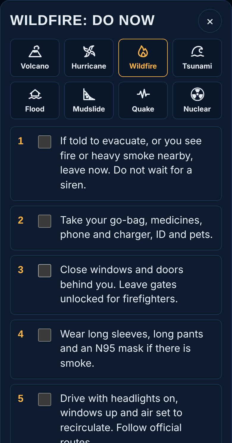 Do Now Checklists screenshot