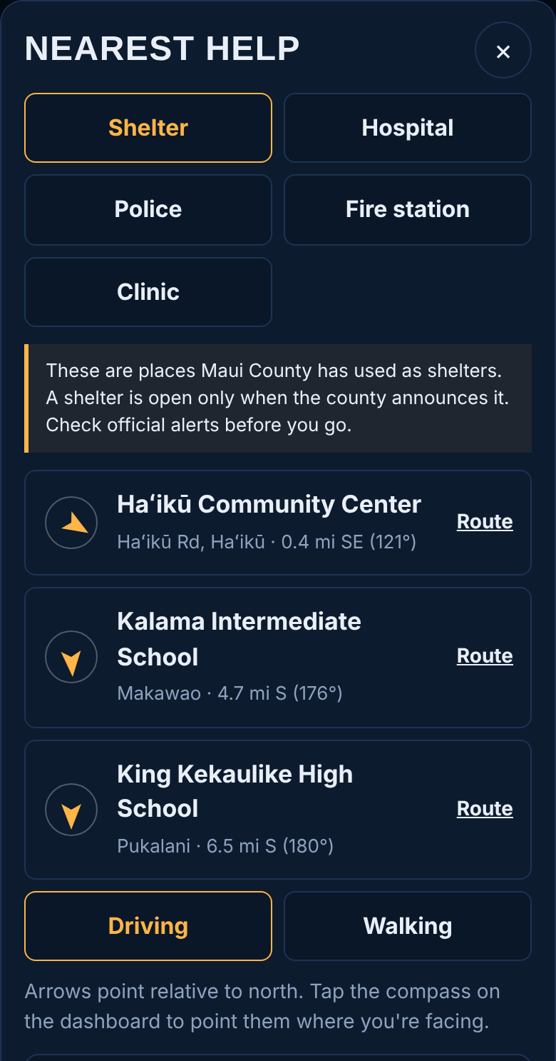 Nearest Help screenshot